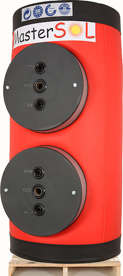 MasterSOL BLV Σύστημα Βεβιασμένης Κυκλοφορίας 2000lt/40m² Glass με έναν Εναλλάκτη Διπλής Ενέργειας