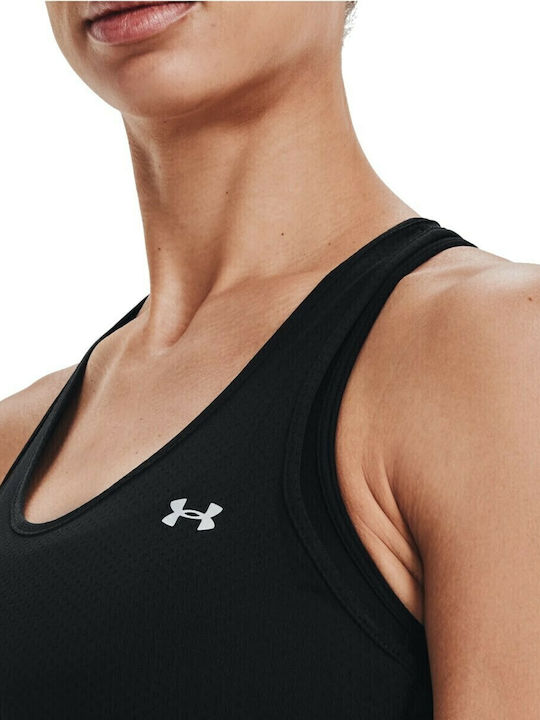 HeatGear Racer Women's Summer Cotton Sleeveless Black Top