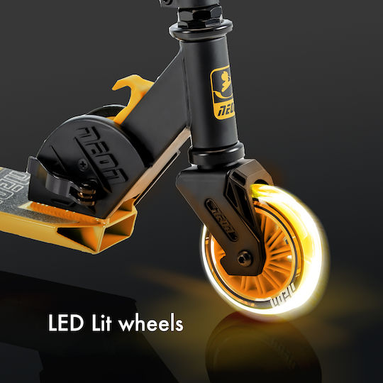 Y Volution Kids Foldable Scooter Neon Vector 2020 2-Wheel for 5+ Years Orange