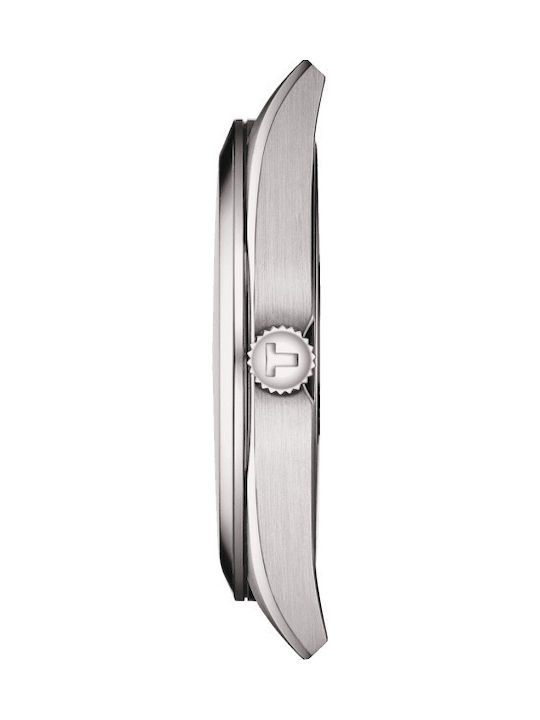 Tissot T-Classic Ceas Bărbați 42.5mm cu Baterie și Brățară din Metal Argintie