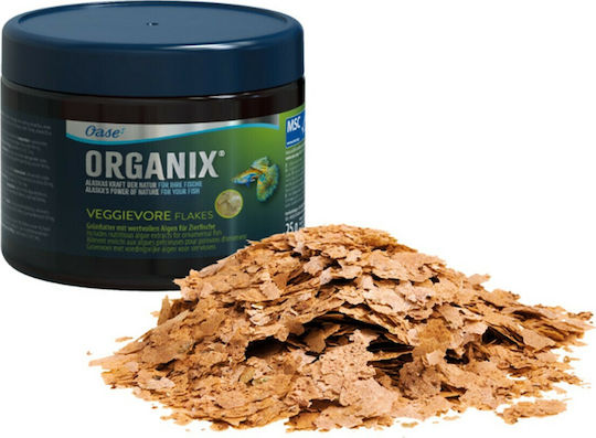 Oase Organix Veggievore Τροφή για Ψάρια σε Νιφάδες 150ml 25γρ.