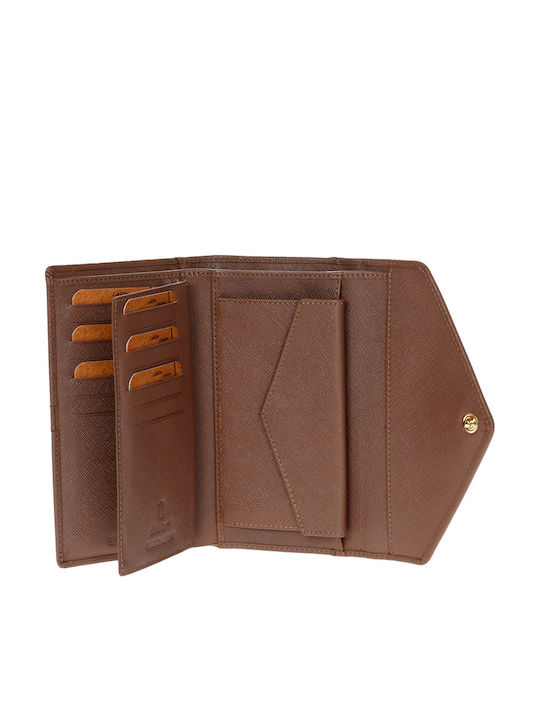 Large Leather Women's Wallet Classic with RFID Taupe