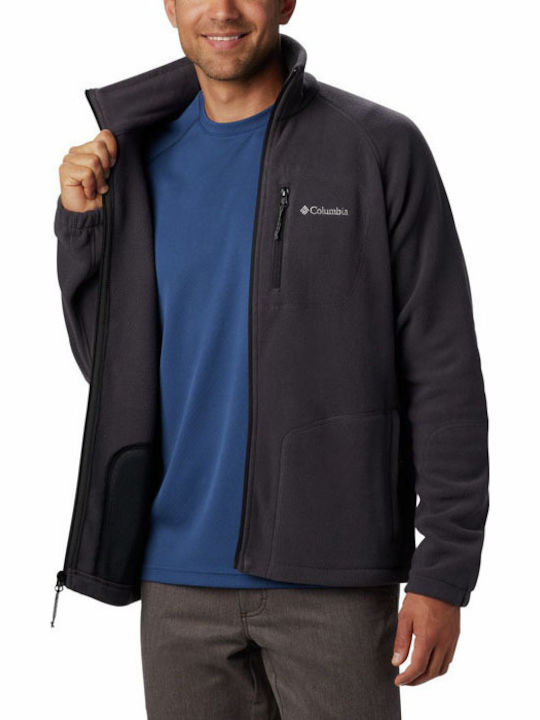 Fast Trek II Men's Cardigan with Zipper Gray AM3039A-013