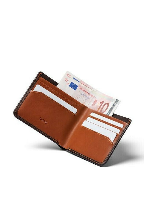 Hide And Seek Leather Men's Wallet with RFID Brown