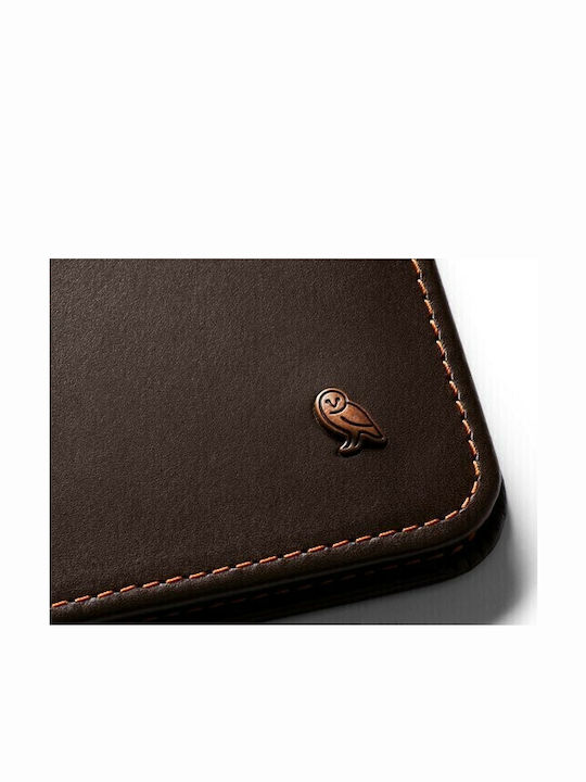 Hide And Seek Leather Men's Wallet with RFID Brown
