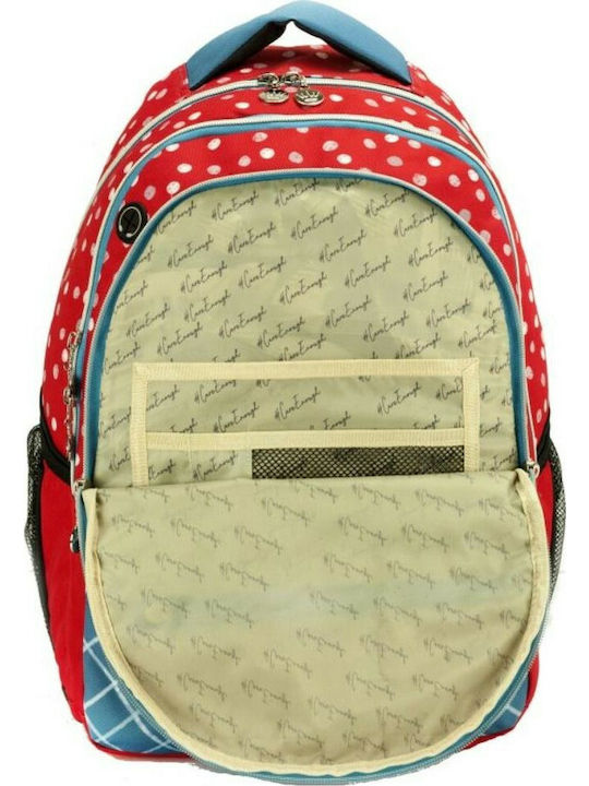 Hallmark Porcupine Schulranzen Rucksack Grundschule Rot mit Flaschenhalter 40Liter