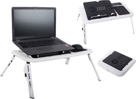 Verk Group Table for Laptop with 2 Fans White (06121)