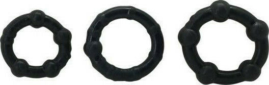 Toyz4lovers Timeless Stud Cock Rings Black