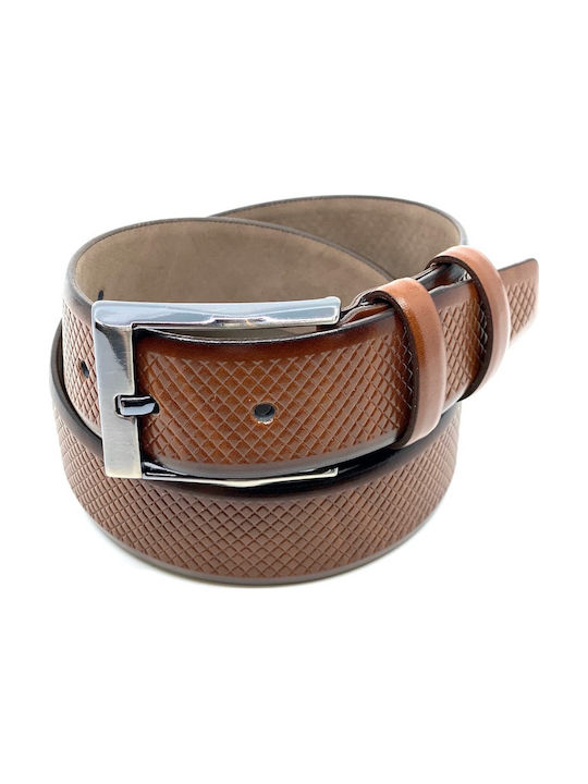 Legend Accessories 2028 Men's Leather Belt Tabac Brown / LEATHER TAN