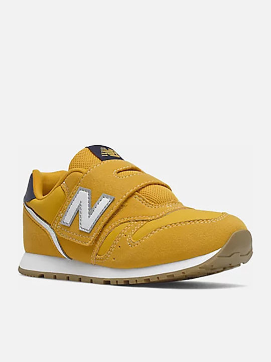 373 Παιδικά Sneakers με Σκρατς Κίτρινα