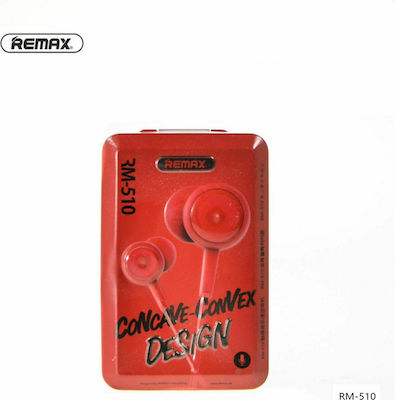 Remax RM-510 In-ear Handsfree with 3.5mm Connector Red