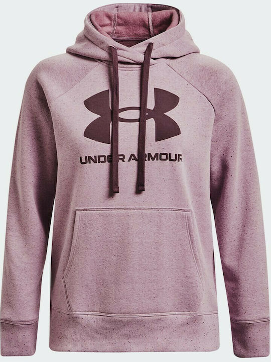 Rival Women's Hooded Fleece Sweatshirt Mauve Pink