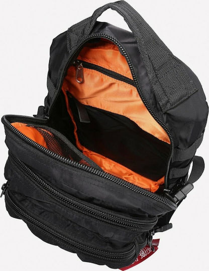 Alpha Industries Tactical Military Backpack Backpack made of Polyester Black