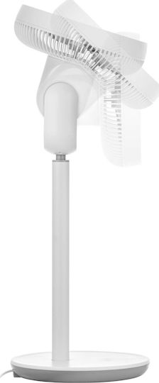 Sencor Ανεμιστήρας Ορθοστάτης 26W Διαμέτρου 28.4cm με Τηλεχειριστήριο Λευκός