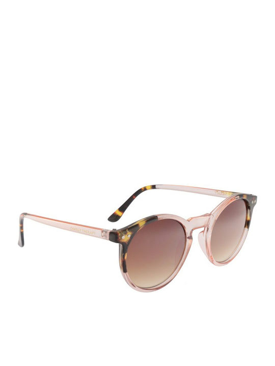 Charly Therapy Charles In Town Women's Sunglasses with Tortoise Peach Plastic Frame and Orange Gradient Lens CIT96