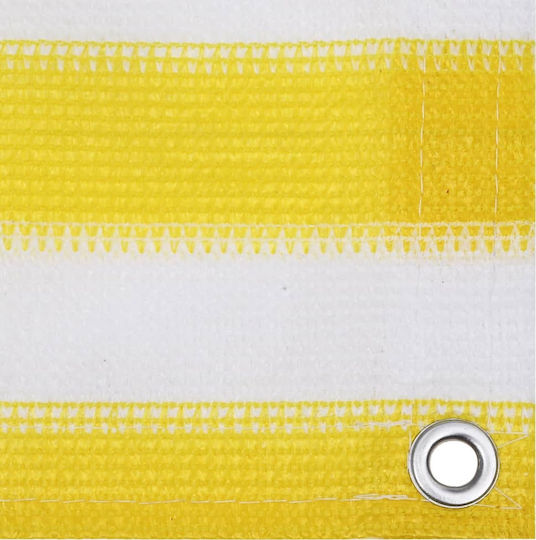 vidaXL Rectangular Shade Divider Multicolour in Roll With Hoop 1.2x6m 160gr/m² made of HDPE