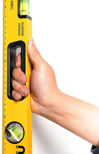Deli DL290500 Spirit Level Aluminum 50cm with 3 Eyes