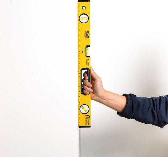 Deli DL290500 Spirit Level Aluminum 50cm with 3 Eyes