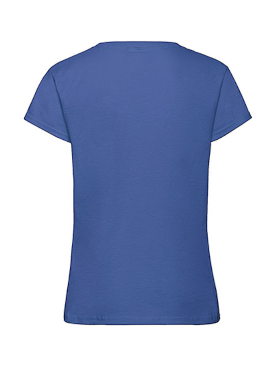 Fruit of the Loom Kinder-T-Shirt Blau