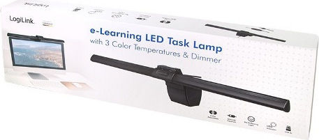 LogiLink UA0372 Monitor Light Bar 3 Color Temperatures & Dimmer