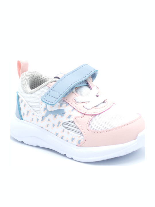 Puma Kinder-Sneaker Fun Racer Roar Ac Weiß