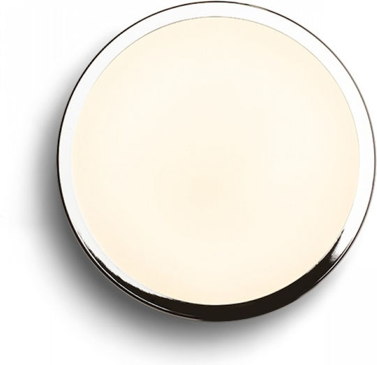 Rendl Light Studio Cira Deckenleuchte Badezimmer 35cm Silber mit Integrierter LED