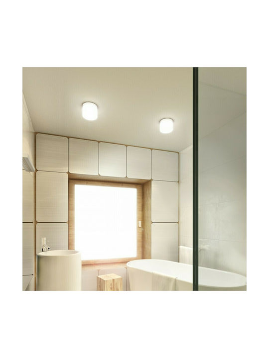 Rendl Light Studio Arana Πλαφονιέρα Οροφής Μπάνιου 17εκ. Λευκή με Ντουί E27