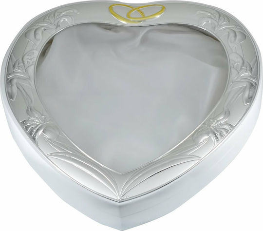 Prince Silvero Hochzeitskronen-Etui Herz Silver/White 27x23εκ. Prince Silvero Hochzeitskronen-Etui Herz Silver/White 27x23εκ.