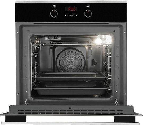 Amica EB6521 Fusion Φούρνος άνω Πάγκου 65lt Π59.5εκ. Μαύρος