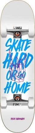 Tricks Skate Tricks Hard 8" Komplett Kurzboard Mehrfarbig