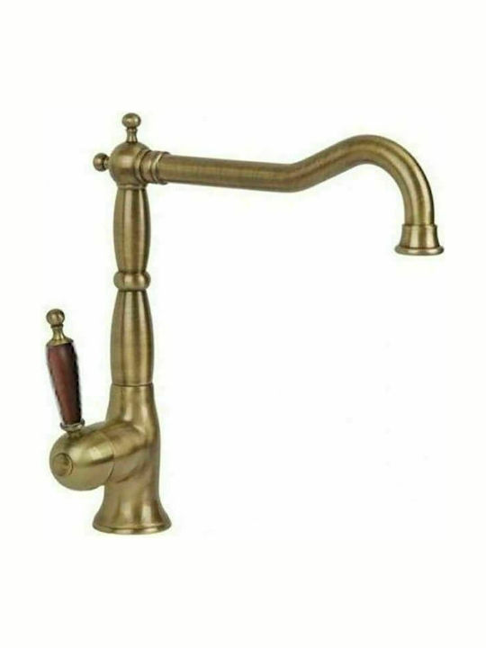 Bugnatese Oxford Tall Kitchen Faucet Counter Bronze