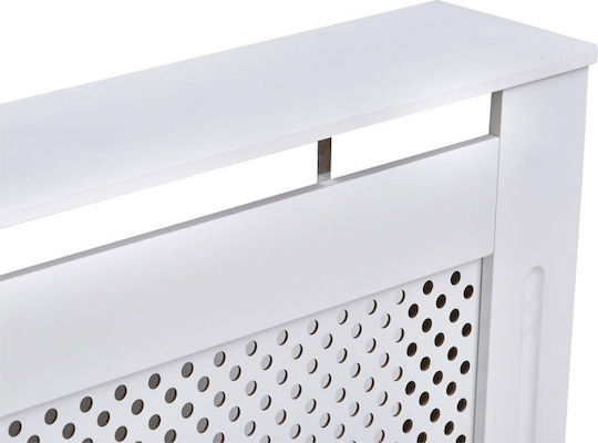 HomCom Κάλυμμα Καλοριφέρ από MDF Λευκό 151.5x19x82cm