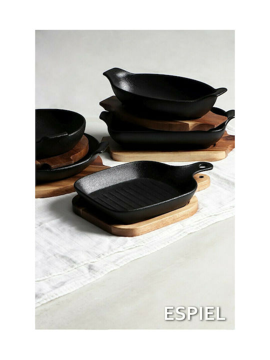 Espiel Ceramic Oval Individual Heat-Resistant Cookware 20.5x17.5x6cm