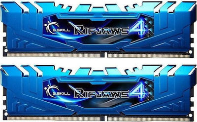 G.Skill Ripjaws 4 8GB DDR4 RAM mit 2 Modulen (2x4GB) und Geschwindigkeit 3200 für Schreibtisch