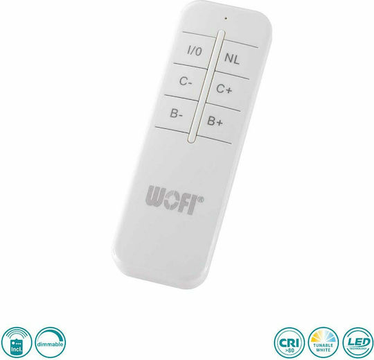 Wofi Mira Plafonieră de Tavan 58buc Argintiu cu LED Integrat și Telecomandă