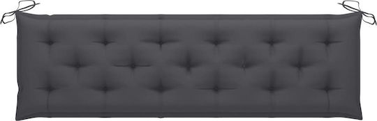 vidaXL Възглавница за Градинска Люлка Въглени 180x50см. 315028