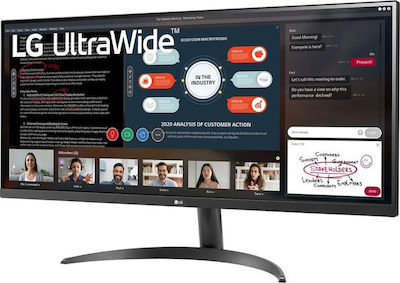 LG 34WP500-B Ultrawide IPS HDR Monitor 34" FHD 2560x1080 cu Timp de Răspuns 5ms GTG