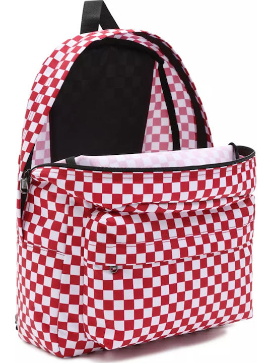 Vans Old Skool School Bag Backpack Junior High-High School in Red color