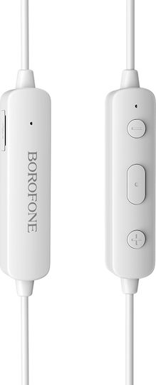 Borofone BE22 Earbud Bluetooth Handsfree Earphones with Sweat Resistance White