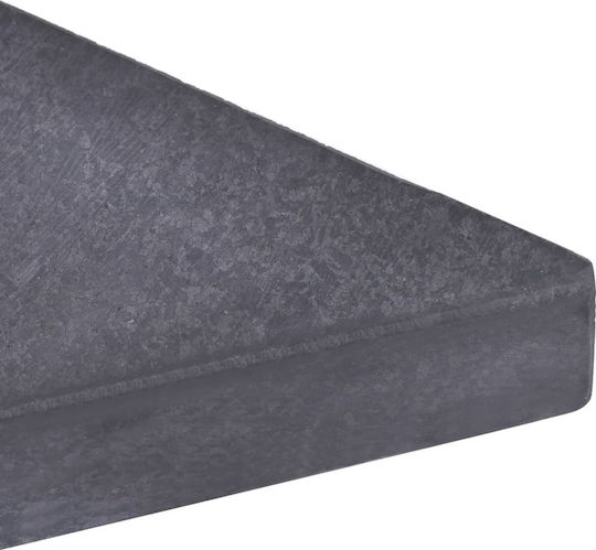 vidaXL Stand De Umbrelă Din Beton Negru 47x47cm