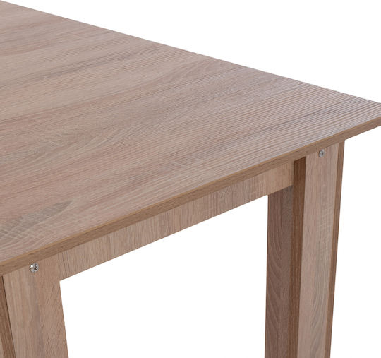Kelvin Τραπέζι Κουζίνας Ξύλινο Sonama Oak 110x80x77εκ.