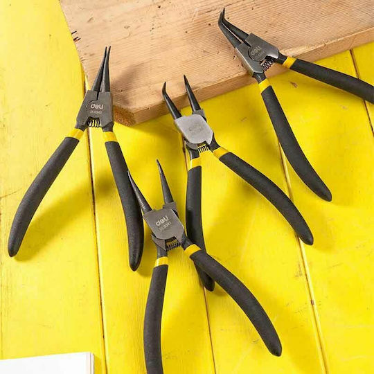 Deli Sicherheitszange Gebogene Länge 177mm 4Stück