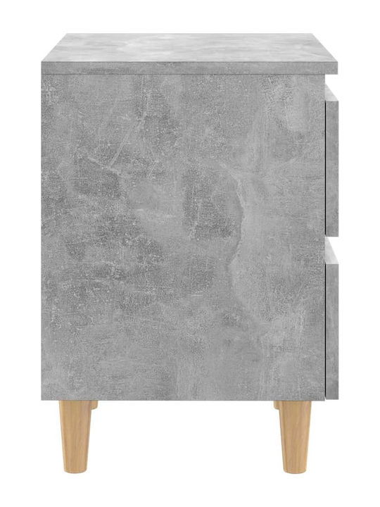Nachttisch Grey Concrete 40x35x50cm
