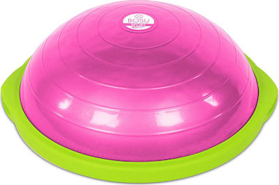 Bosu Balance Ball Pink Height 17.8cm with Diameter 50cm