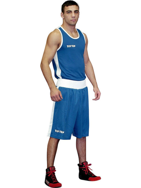 Top Ten Aiba Men's Boxing Shorts Blue