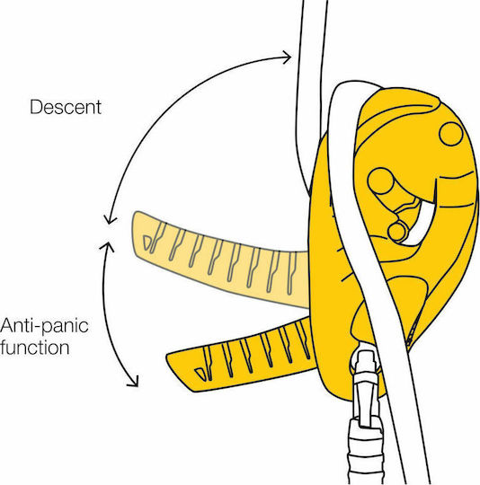 Petzl I’D S D020AA00 Climbing Anchorage Yellow