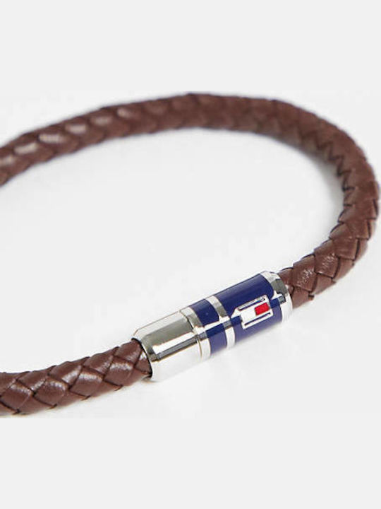 Tommy Hilfiger Men's Leather Bracelet 21.5cm