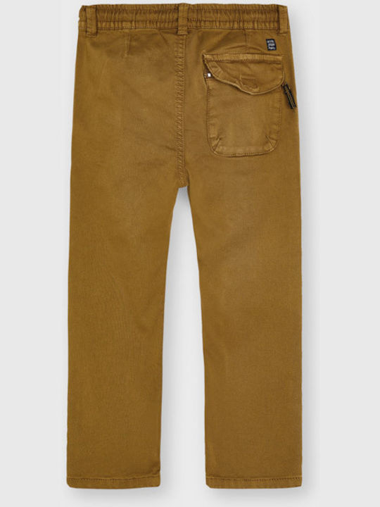 Mayoral Boys Fabric Trouser Brown