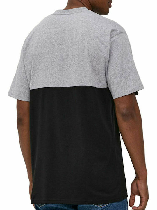 Vans Colorblock Herren T-Shirt Kurzarm Grey / Black