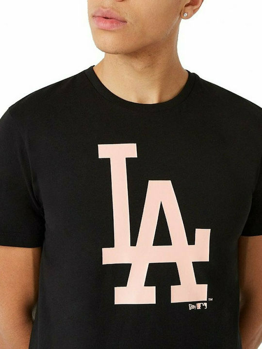 New Era MLB LA Dodgers Seasonal Team Men's Short Sleeve T-shirt Black